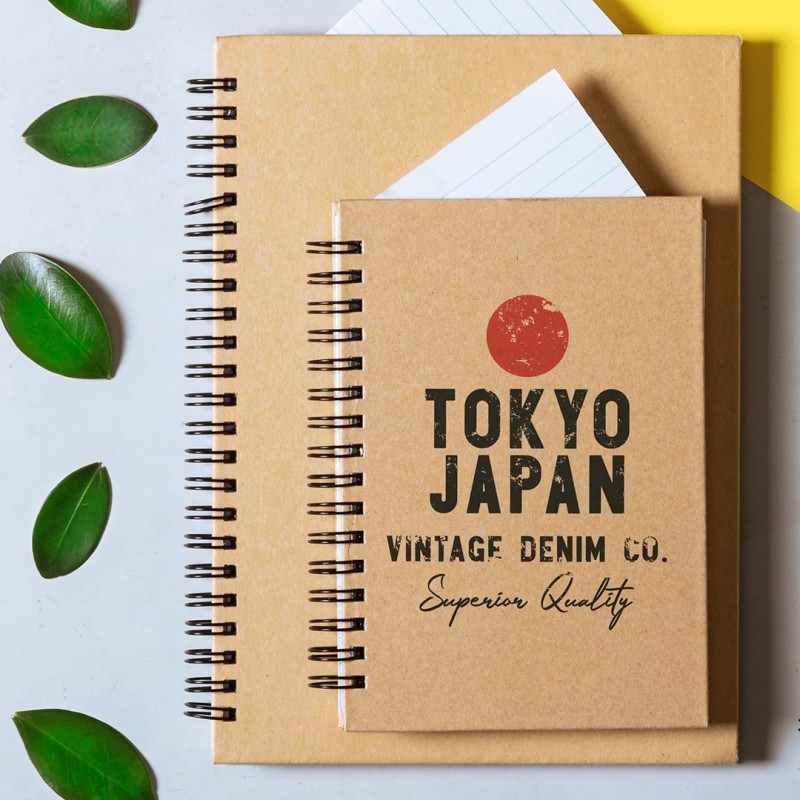 Taccuino ad anelli da personalizzare con scritte - cod. MK3389