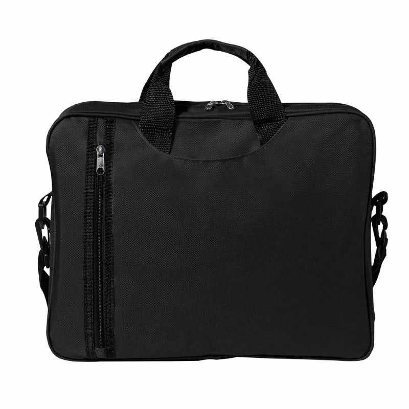 Borsa con cerniera per documenti con logo - cod. MK3477