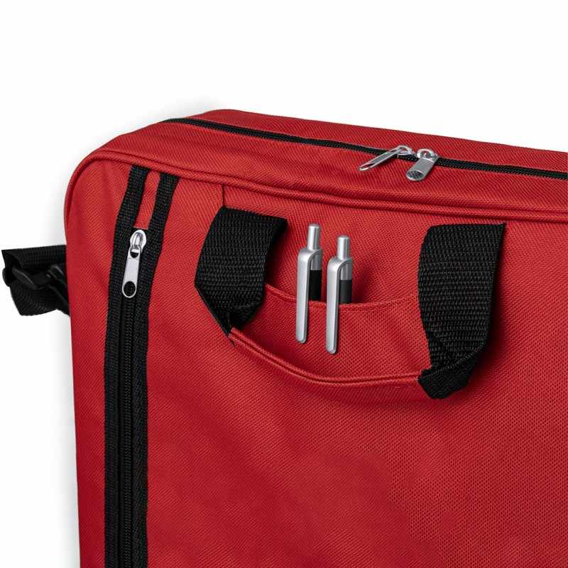 Borsa con cerniera per documenti con logo - cod. MK3477