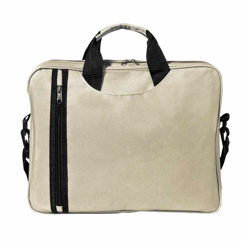 Borsa con cerniera per documenti con logo - cod. MK3477