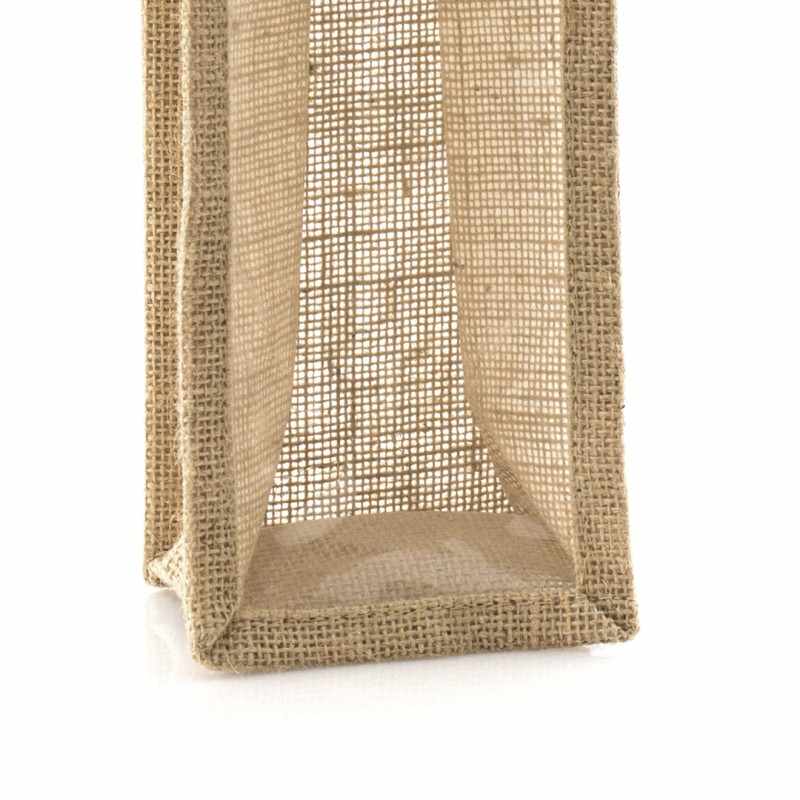 Borsa da vino in juta personalizzata - cod. MK3480