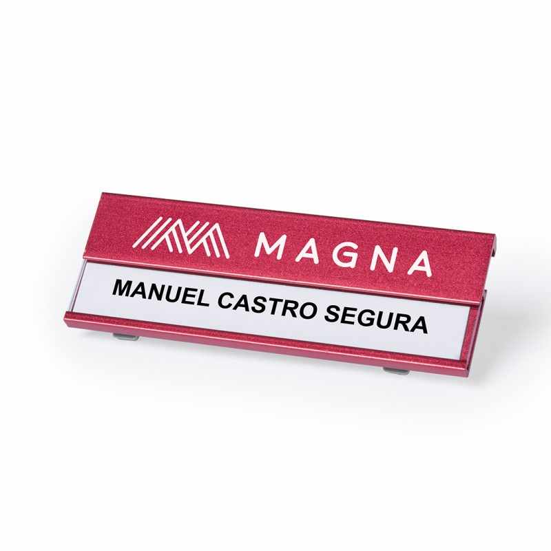 Badge in alluminio personalizzabile - cod. MK3726