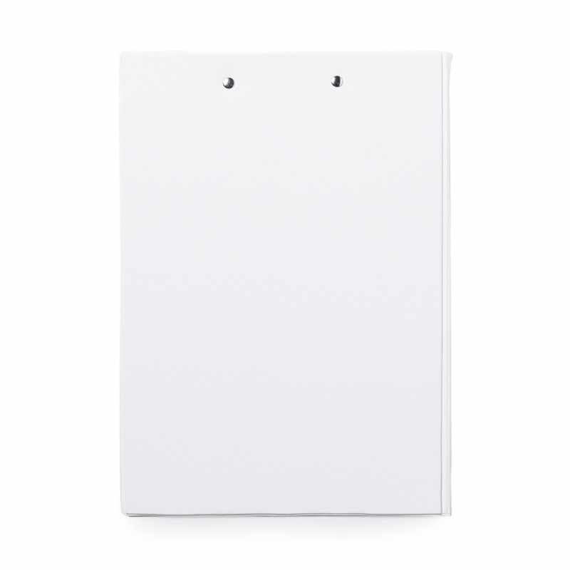 Cartellina con clip da serigrafare con scritte - cod. MK3774