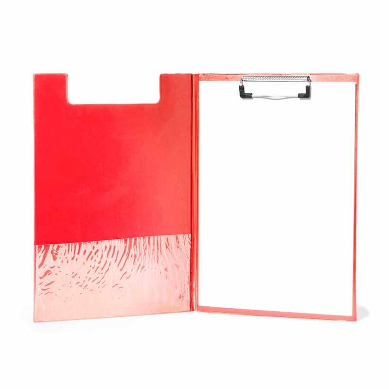 Cartellina con clip da serigrafare con scritte - cod. MK3774