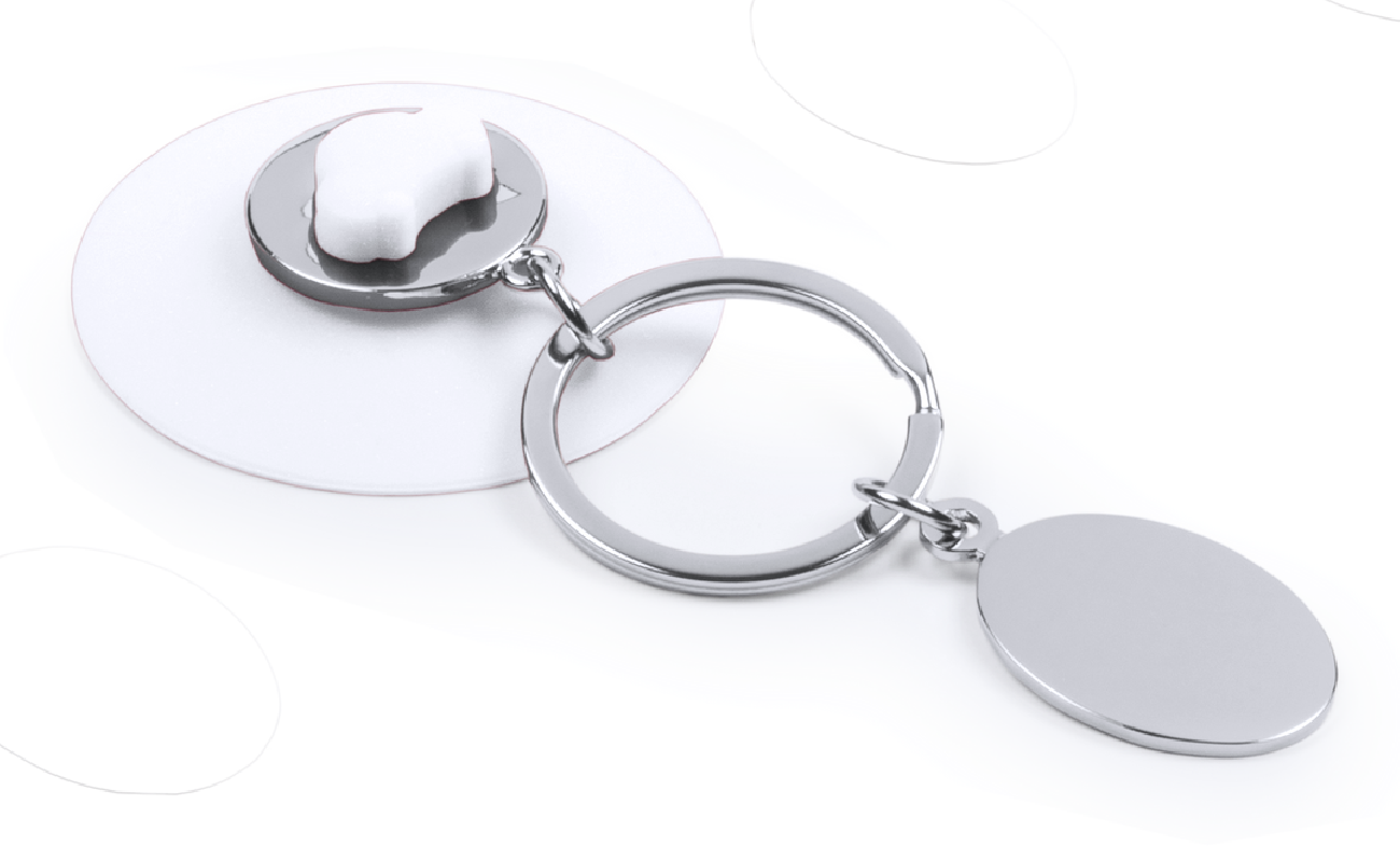 Portachiavi Gettone da stampare - cod. MK4704