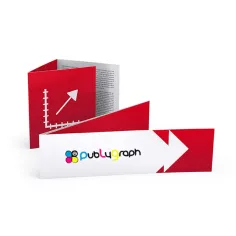 Pieghevoli su misura con piega a portafoglio