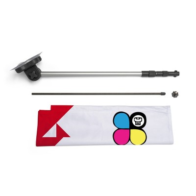 Bandiere per vetrine interne, sistema e stampa - FA-159 Bandiere per vetrine interne, sistema e stampa - FA-159