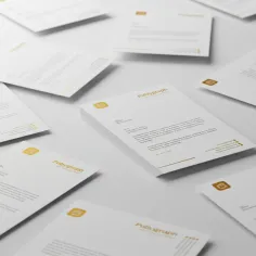 Carta intestata da stampare con filigrana