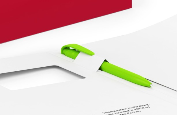 Cartelline a 2 ante con lembi e portapenna, formato verticale - FA-8224 Cartelline a 2 ante con lembi e portapenna, formato verticale - FA-8224