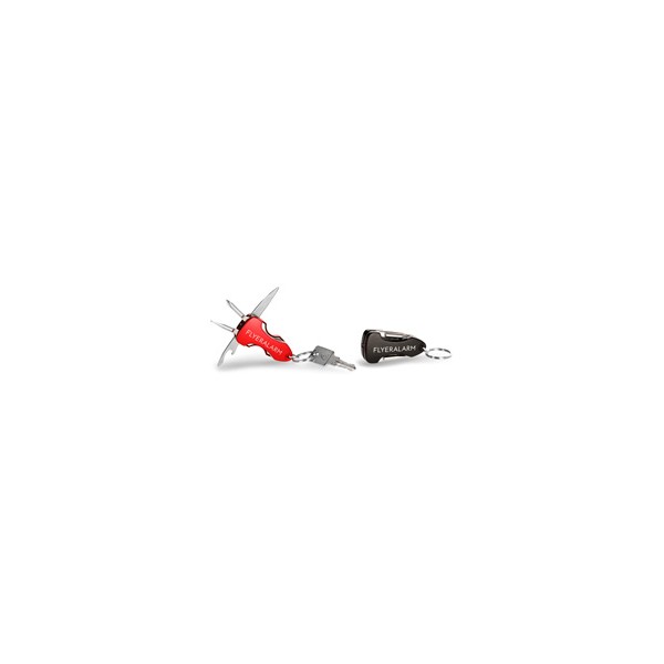 Portachiavi con utensile multiuso e torcia tascabile - FA-8547