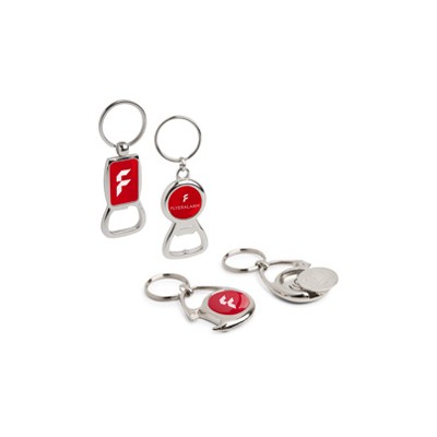 Portachiavi apribottiglie con doming - FA-11028 Portachiavi apribottiglie con doming - FA-11028