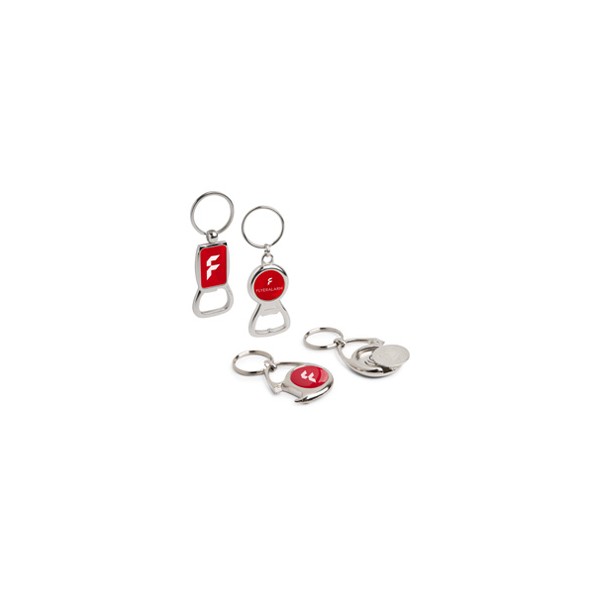 Portachiavi apribottiglie con doming - FA-11028
