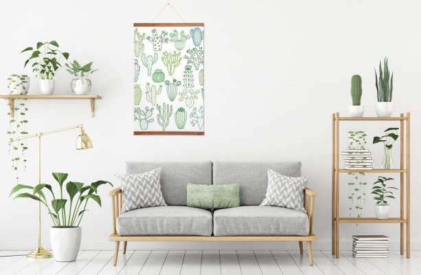 Banner decorativo con barre di legno - FA-9744 Banner decorativo con barre di legno - FA-9744