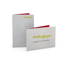 Biglietti da visita a 2 ante con stampa a caldo