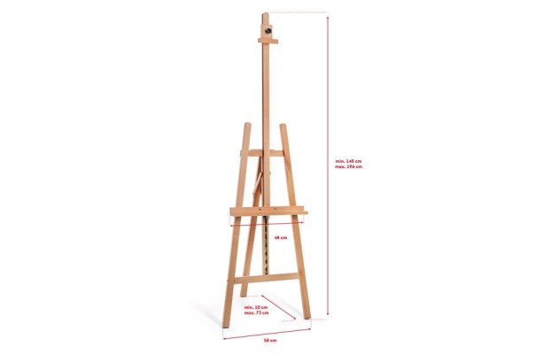 Display con cavalletto in legno, sistema incl. stampa - FA-7954 Display con cavalletto in legno, sistema incl. stampa - FA-7954