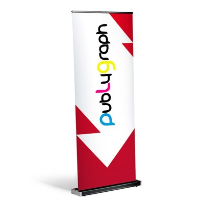 Roll-Up Black, sistema incl. stampa - FA-98 Roll-Up Black, sistema incl. stampa - FA-98