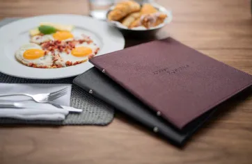 Menù personalizzati con copertina flessibile