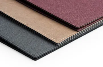 Menù personalizzati con copertina flessibile