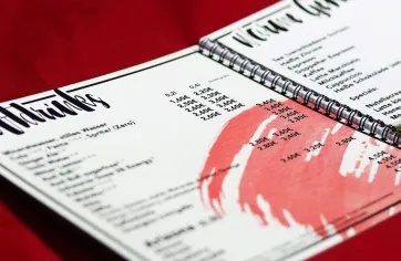 Menù da personalizzare con spiralatura Wire-O