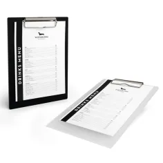 Portamenù in plexglass personalizzati