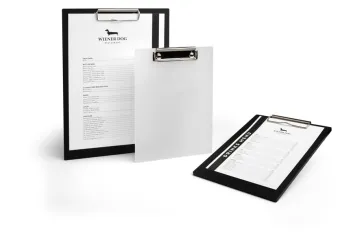 Portamenù in plexglass personalizzati