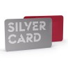 Card in PVC argento personalizzate