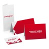 Voucher pieghevoli personalizzati