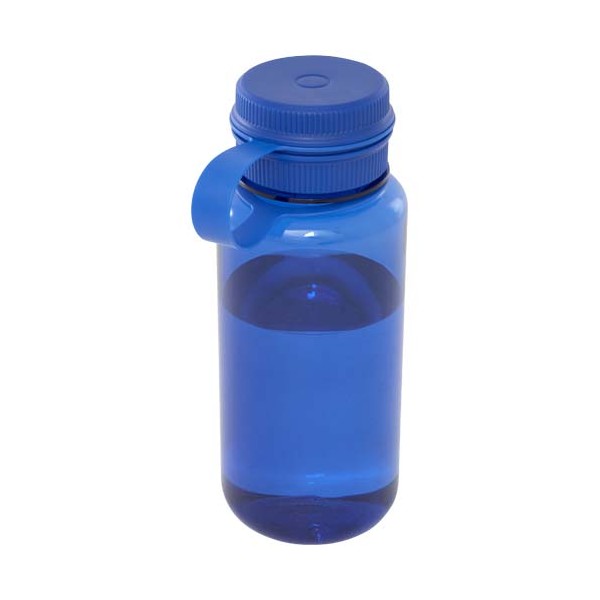 Borraccia sportiva da 900 ml in PET riciclato certificato RCS con coperchio multifunzione Ryder - cod. P100837