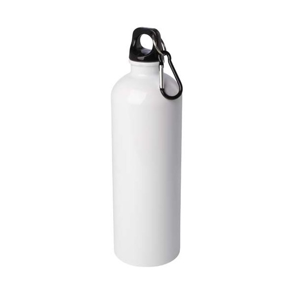 Borraccia da 750 ml in acciaio inossidabile certificato RCS a parete singola con moschettone Oregon - cod. P100861