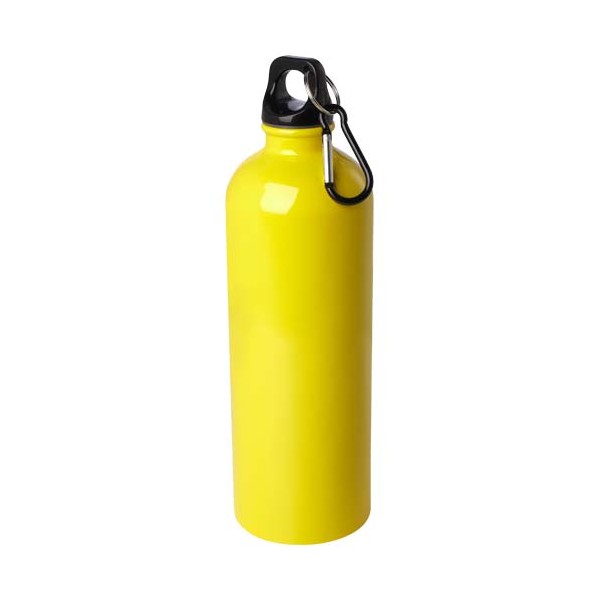 Borraccia da 750 ml in acciaio inossidabile certificato RCS a parete singola con moschettone Oregon - cod. P100861