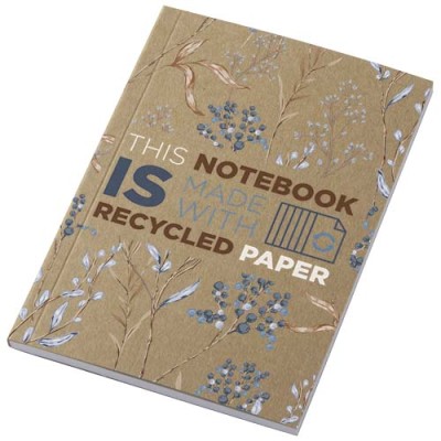 Blocco note formato A6 con copertina morbida in carta kraft riciclata e 50 fogli Novella Austen - cod. P210267 Blocco note formato A6 con copertina morbida in carta kraft riciclata e 50 fogli Novella Austen - cod. P210267