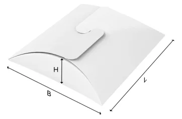 Scatole a cuscino personalizzate