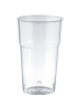 Bicchieri di plastica trasparenti da 250 cl. con logo