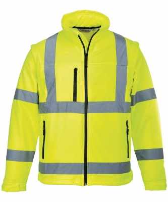 Giacca softshell ad alta visibilità (3L) (S428) - cod. RWPW092