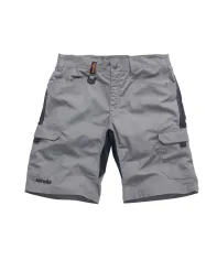 Pantaloncini da lavoro con pannelli elastici