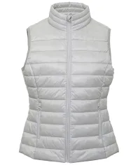 Gilet imbottito da donna da serigrafare con logo