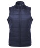 Gilet imbottito da donna con scritte stampate