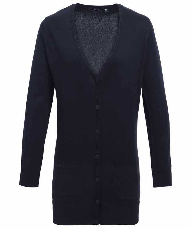 Cardigan lungo lavorato a maglia da donna - cod. RWPR698