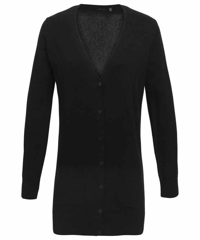 Cardigan lungo lavorato a maglia da donna - cod. RWPR698