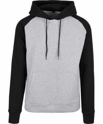 Felpa con cappuccio raglan di base - cod. RWBB005