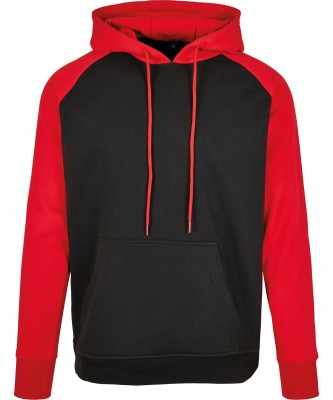 Felpa con cappuccio raglan di base - cod. RWBB005