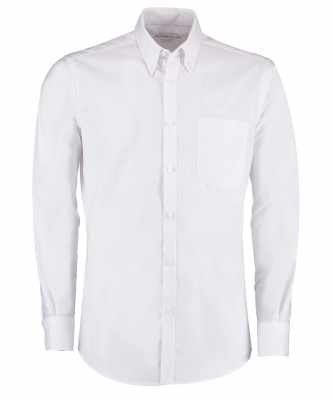 Camicia da lavoro Oxford slim fit a maniche lunghe (vestibilità attillata) - cod. RWKK184