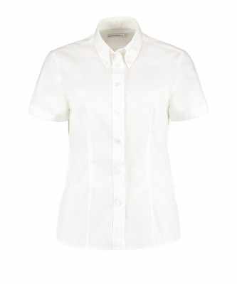 Camicetta da donna in Oxford a maniche corte (vestibilità su misura) - cod. RWKK701
