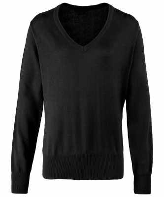 Maglione lavorato a maglia con scollo a V da donna - cod. RWPR696
