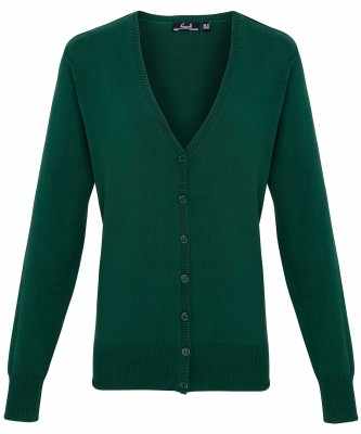 Cardigan lavorato a maglia con bottoni da donna - cod. RWPR697