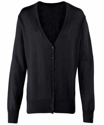 Cardigan lavorato a maglia con bottoni da donna - cod. RWPR697