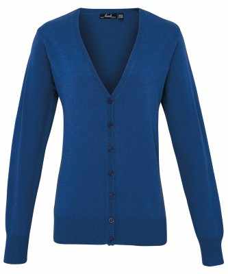 Cardigan lavorato a maglia con bottoni da donna - cod. RWPR697