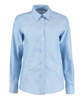 Camicetta da lavoro Oxford da donna a maniche lunghe (vestibilità su misura) - cod. RWKK361
