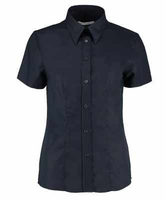 Camicetta da lavoro Oxford da donna a maniche corte (vestibilità su misura) - cod. RWKK360