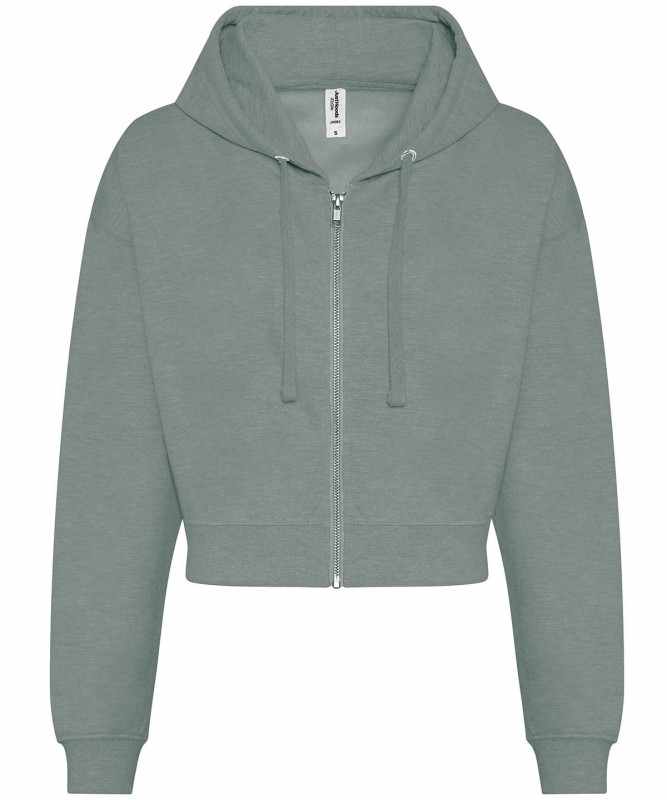 Felpa con zip con stampa logo da donna - cod. RWJH065